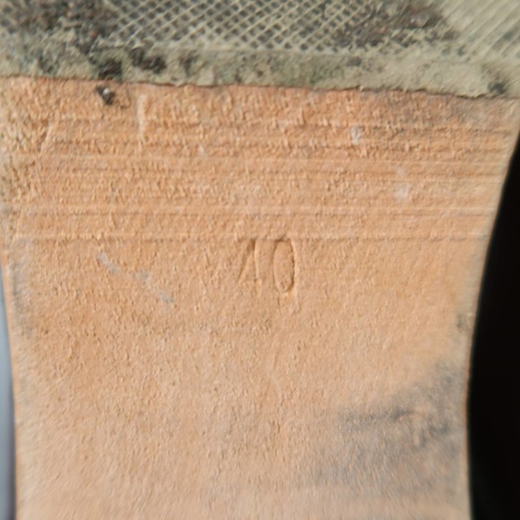 Sven Chocolate Brown Leather Wooden Heeled Clogs 40 - Picture 7 of 7